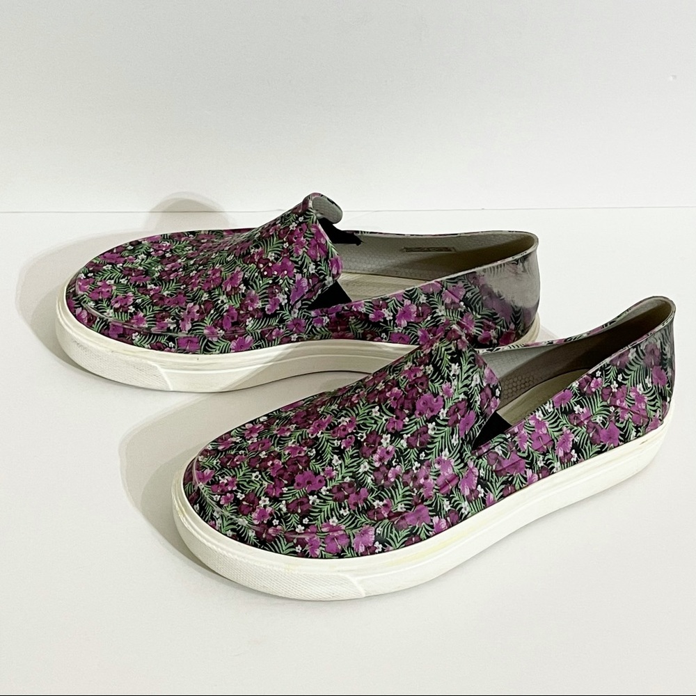 CROCS Citilane Roka Graphic Floral Print Slip On Loafers size w7 - Picture 5 of 10